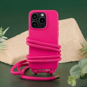 Cross Body Phone Strap (CORD)- Hot Pink