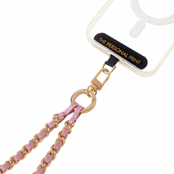 Universal Wrist Phone Strap- Leather/Gold Hardware