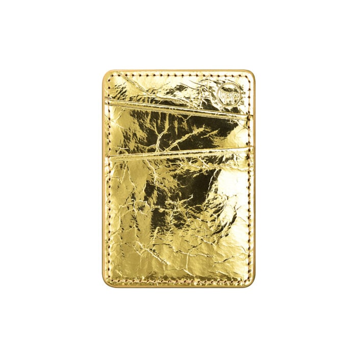 Slim Card Pocket Sleeve with MagSafe- Metallic Gold