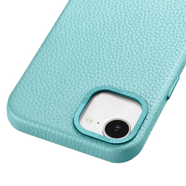 iPhone 16e Grain Leather Full Wrap Case with MagSafe