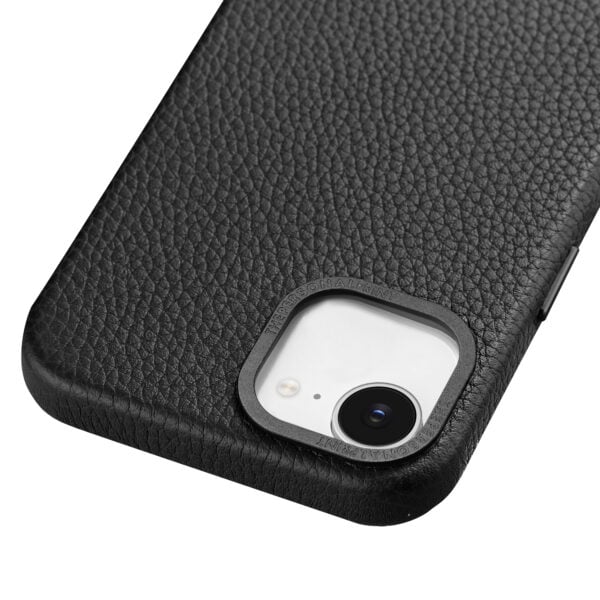 iPhone 16e Grain Leather Full Wrap Case with MagSafe