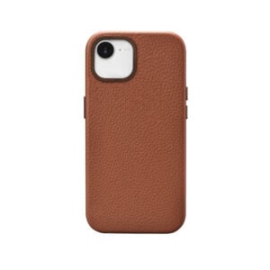 iPhone 16e Grain Leather Full Wrap Case with MagSafe