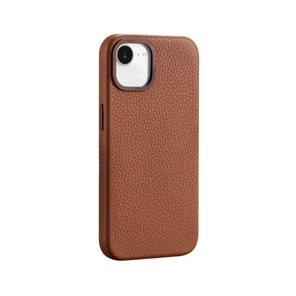 iPhone 16e Grain Leather Full Wrap Case with MagSafe
