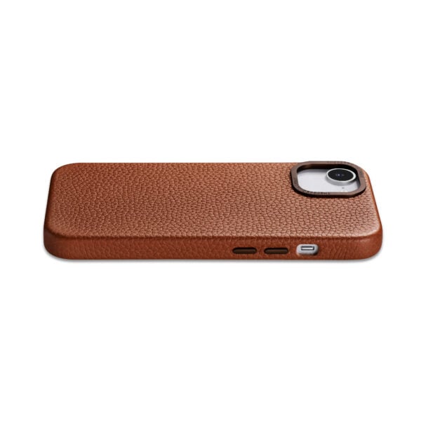 iPhone 16e Grain Leather Full Wrap Case with MagSafe