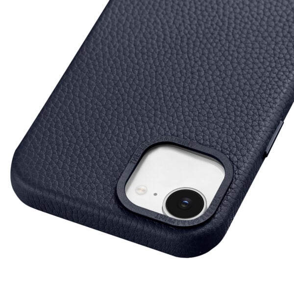 iPhone 16e Grain Leather Full Wrap Case with MagSafe