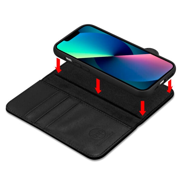 iPhone 16e Leather Wallet Case
