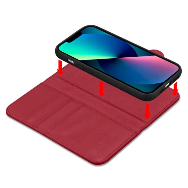 iPhone 16e Leather Wallet Case