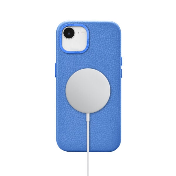 iPhone 16e Grain Leather Full Wrap Case with MagSafe