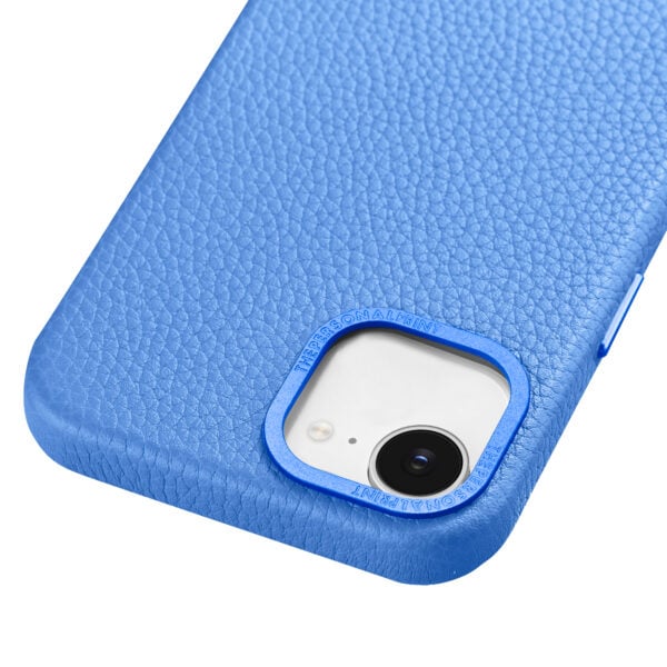 iPhone 16e Grain Leather Full Wrap Case with MagSafe
