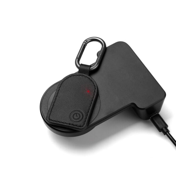Track iT Keyring- Works with Apple Find My (Gun metal hardware)