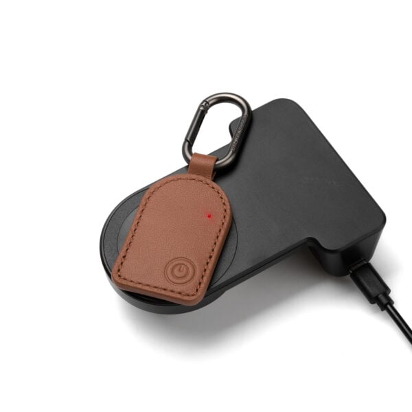 Track iT Keyring- Works with Apple Find My (Gun metal hardware)